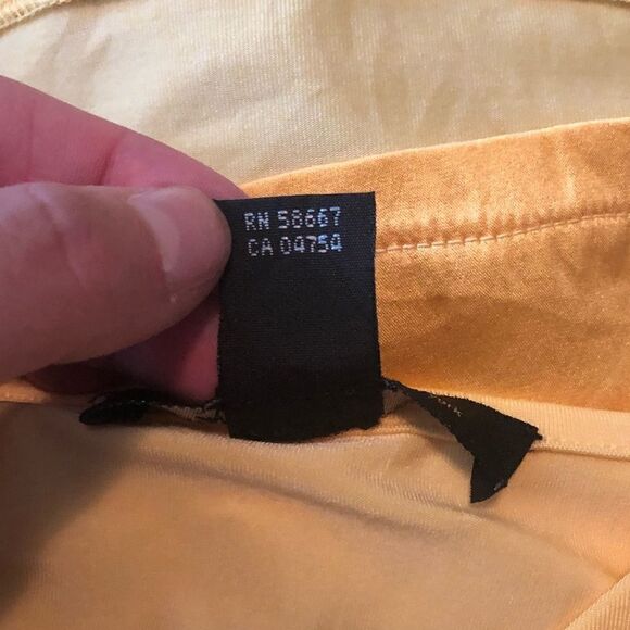 3 for $30! Kenneth Cole yellow  tank top - Picture 7 of 10